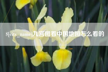 莱阳九宫图看中国地图怎么看的
