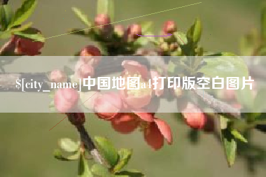 莱阳中国地图a4打印版空白图片