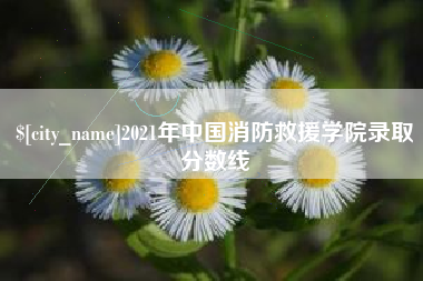 莱阳2021年中国消防救援学院录取分数线