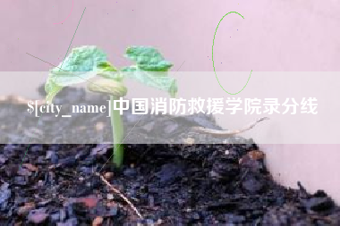 莱阳中国消防救援学院录分线