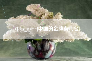 莱阳中国的金牌有几名