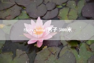 莱阳男子 5000米