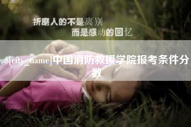 莱阳中国消防救援学院报考条件分数