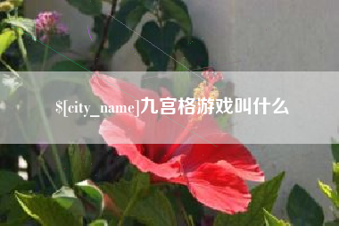 莱阳九宫格游戏叫什么