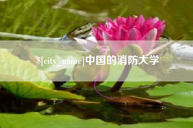莱阳中国的消防大学
