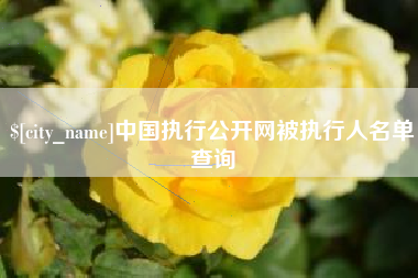 莱阳中国执行公开网被执行人名单查询