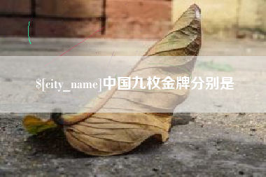 莱阳中国九枚金牌分别是