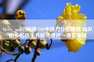 莱阳短道5000米接力分配圈数-每队由多名选手共同完成这一漫长赛程