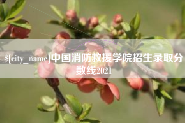 莱阳中国消防救援学院招生录取分数线2021