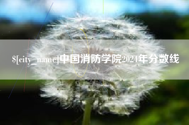 莱阳中国消防学院2024年分数线