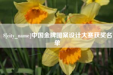 莱阳中国金牌图案设计大赛获奖名单