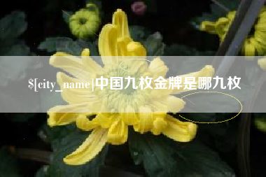 莱阳中国九枚金牌是哪九枚