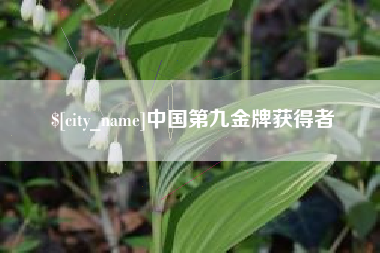莱阳中国第九金牌获得者