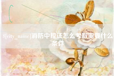 莱阳消防中控证怎么考取需要什么条件