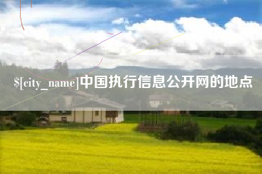 莱阳中国执行信息公开网的地点